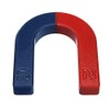 EsportsMJJ U Shaped Horseshoe Magnet Red Blue Painted Pole Physics
