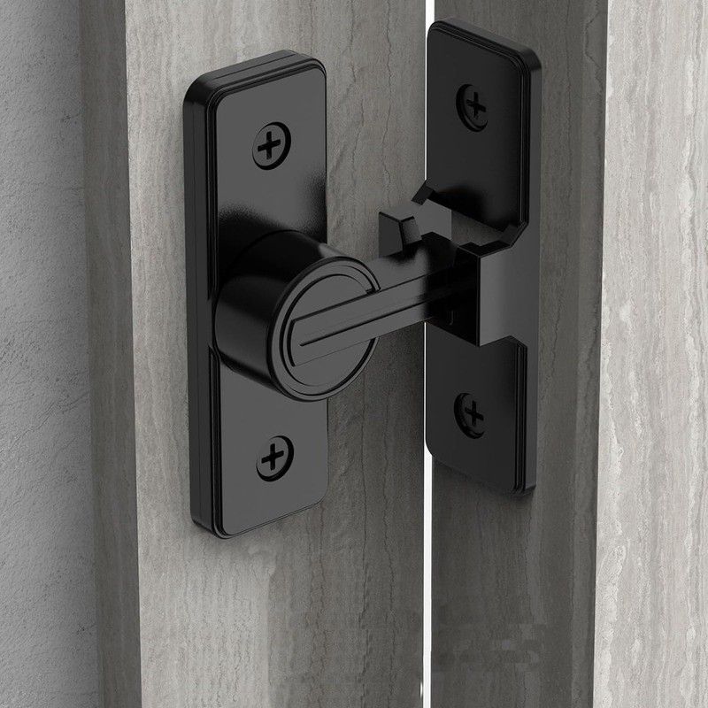 Betensh Sliding Door Lock 90 Degree Flip Door Lock Screw