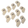 10PCS Golf Head Protective Covers Waterproof PU Material Golf Putter