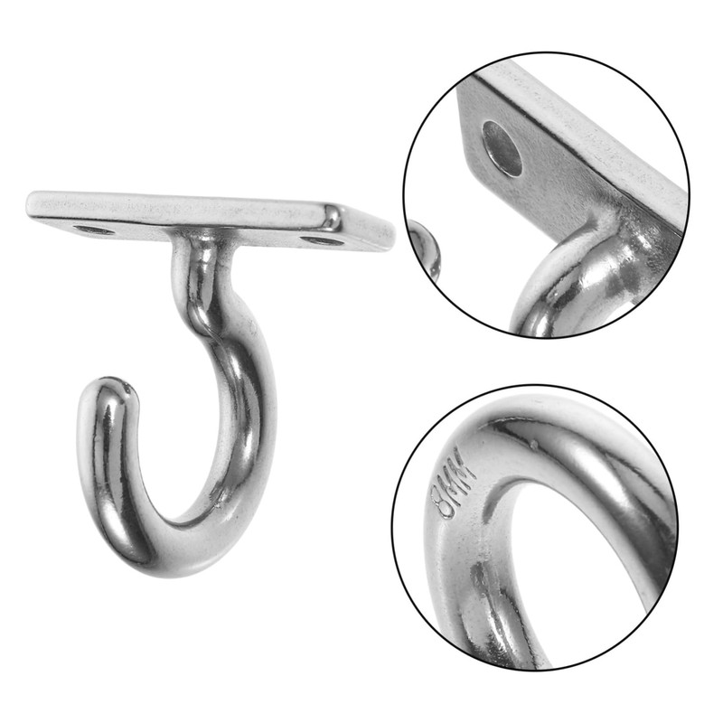 Tofficu Stainless Steel Heavy Duty Ceiling Hooks for Wall Mounting