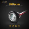 Partsam 10 Pcs 3/4 Inch Amber Round LED Lights, DOT