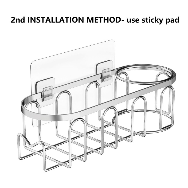 TESOT Sink Caddy Sponge Holder for Kitchen Sink 2 Suspension
