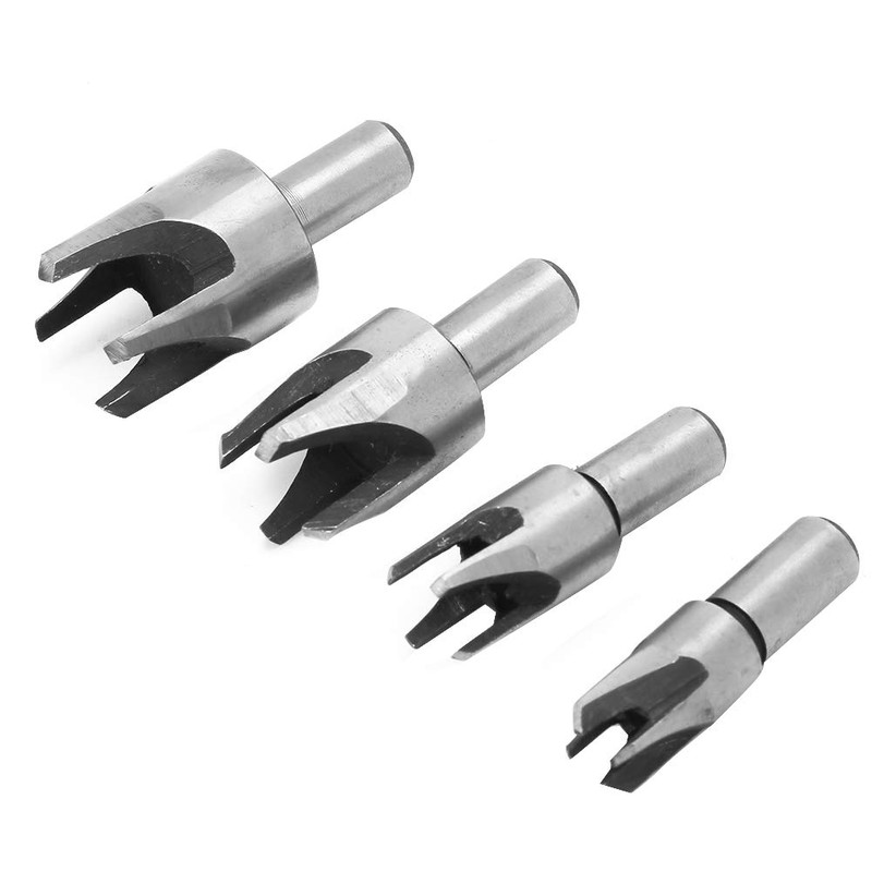 Wood Plug Cutter Set, Professional High Hardness Tapered Plug Cutter