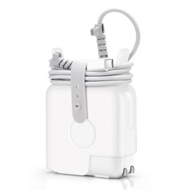 Organizador de cables de viaje compatible con Apple MacBook Charger, funda protectora para USB C 61 W 67 W adaptador de corriente A1718 A1947 A2518, MacBook Pro de 13 pulgadas y 14 pulgadas