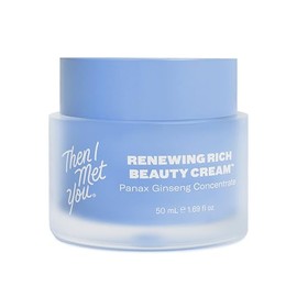 Then I Met You Renewing Rich Beauty Cream - Rich and Silky Moisturizer for Face with Ginseng  Squalane - Vegan, Clean Skincare (1.69 fl oz)           