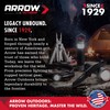 Arrow Rechargeable LED Headlamp, Zoomable Head Lamp with Red/Green/White Light,