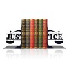 Justice Bookends for Bookshelf, Metal Black Magic Book Stopper, Unique