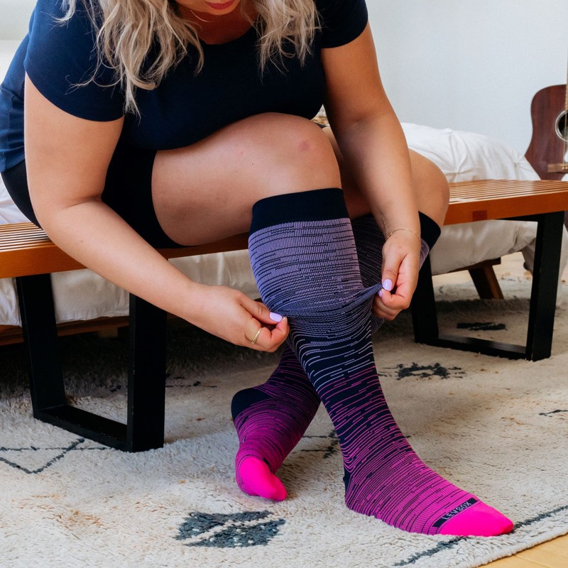 Wide Calf Compression Socks for Women & Men Extra Large