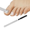 Toe Nail Files for Thick Nails,Professional Stainless Steel Nail File