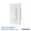 Panasonic FV-WCCS1-W WhisperControl Condensation Sensor Plus On/Off Wall Switch