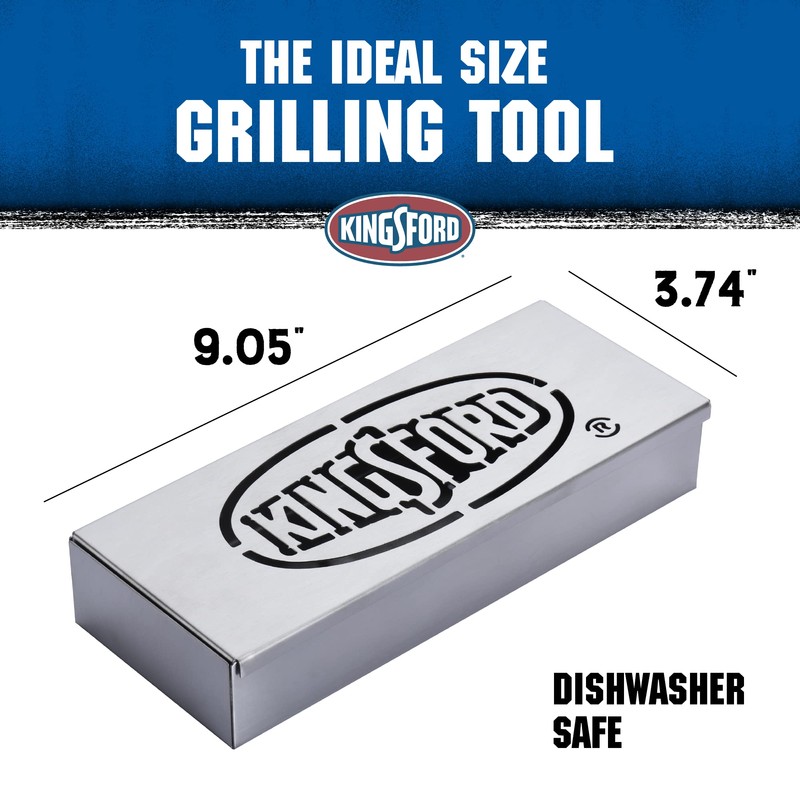 Kingsford Stainless Steel Smoker Box for Grill | Smoking Box