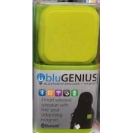 TRIPLE C | bluGENIUS LEAF GREEN BLUETOOTH SPEAKER & MAGNET ✪NEW✪ ASN121GR RARE