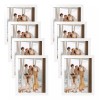 TangQ Marcos De Fotos Decorativos De 8 Piezas (diez Pulgadas