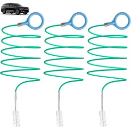 3 Pack Auto Sunroof Drain Cleaning Tool, 78 Inch Flexible Pipe Brush for Car, Drain Brush Long Pipe Cleaners, Tube Cleaning Brush Slim Drain Dredging Tool for Car Sunroof Windshield Wiper Drain Hole