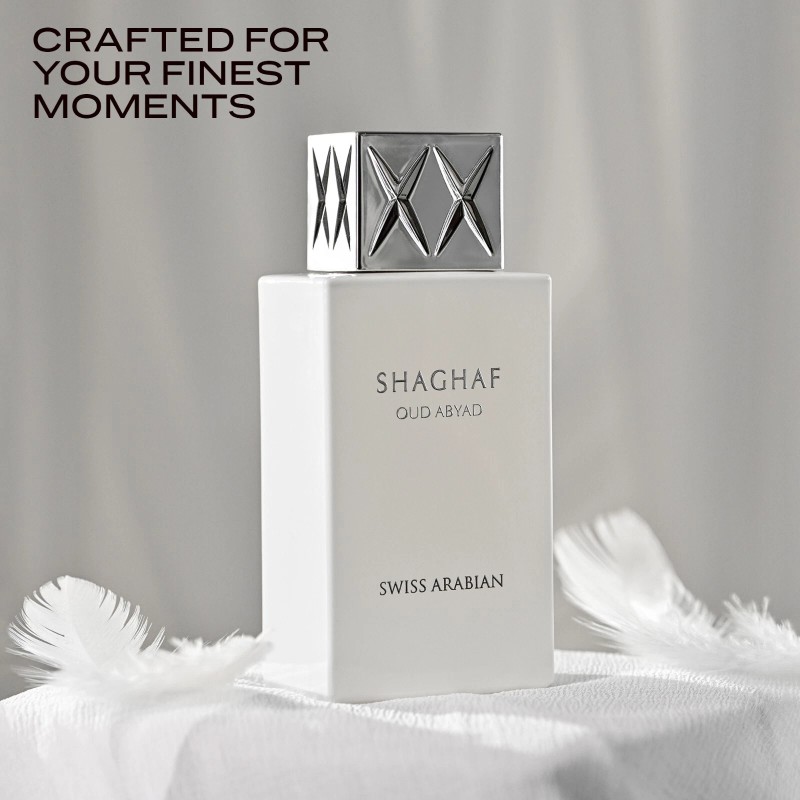 Swiss Arabian Shaghaf Oud Abyad EDP 75ml – Unisex Long-Lasting
