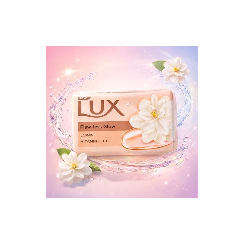 Lux Velvet Touch Jasmine & Almond Oil Soap Bar, 3x150g