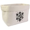 Large 'Rose Flower' Canvas Organiser/Storage Bag (OR00032569)