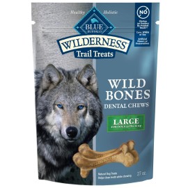 BLUE Wilderness Trail Treats Large Dental Chews for Dogs 27oz Grain Free