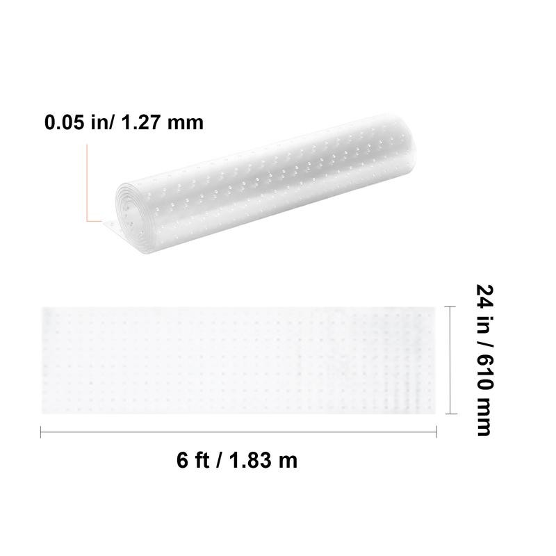 VEVOR Carpet Protector for Pets, 24" x 6' PVC Scratch-Proof