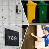 PATIKIL Reflective Mailbox Numbers, 5 Sets 4 Inch Waterproof Red