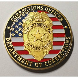 Artist Unknown Department of Corrections Officer #1415 Government Honor Challenge Coin