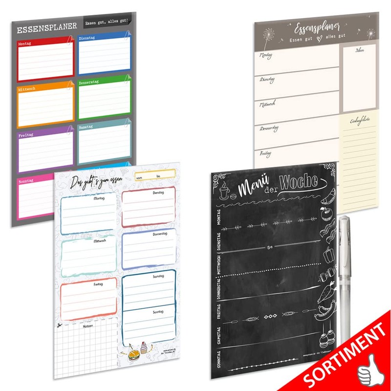 PRICARO A5 Perfect Meal Planner (Pack of 3)