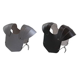 BestSaller Chest Armour for Children, Sturdy Box, Ready Assembled, Colour: Black and Silver