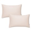 Bianca 400 Thread Count Cotton Sateen Standard Pillowcase Pair Oyster
