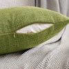 Miulee Pack of 2 Linen-Look Home Decorative Cushion Covers with