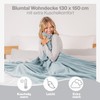 Blumtal Cuddly Fluffy Blanket, Oeko-Tex Certified Fleece Blanket, 130 x