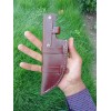Handmade Custom Handmade 5.5”Fixed blade Leather Sheath / Holster /