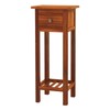 Giantex Tall End Table, Narrow Side Table with Drawer and