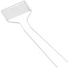 Bosmere Large-Faced Zinc Metal Plant Markers with Carbon Pencil, 10"