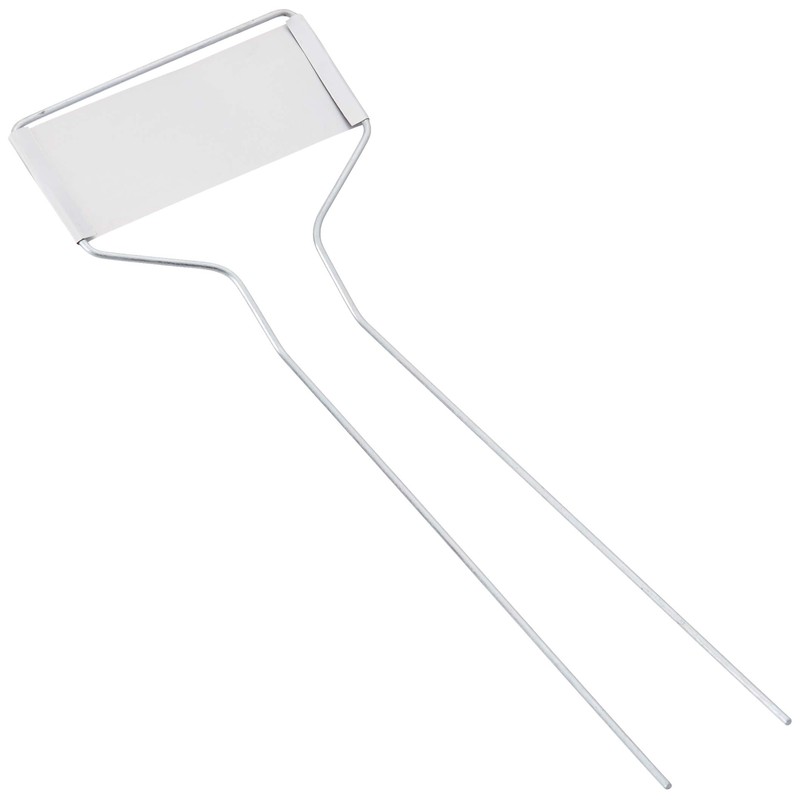 Bosmere Large-Faced Zinc Metal Plant Markers with Carbon Pencil, 10"