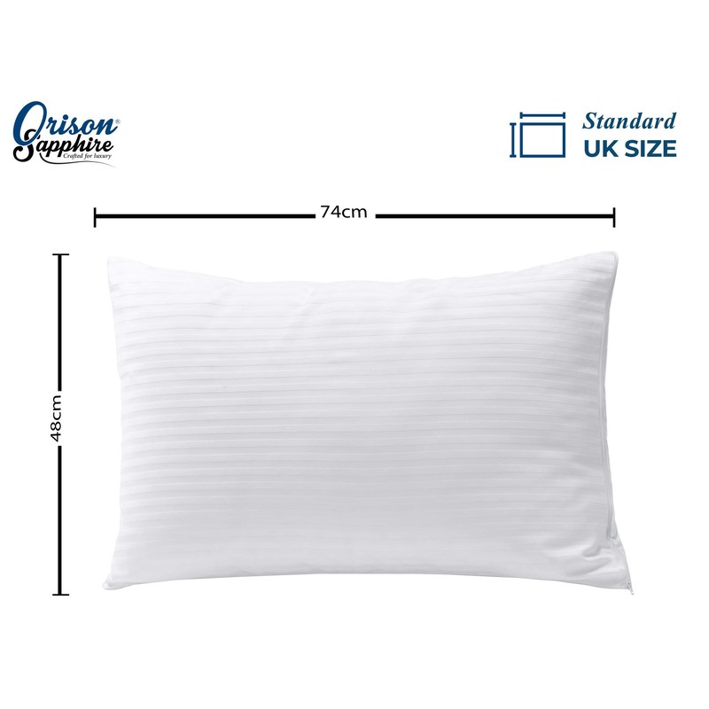 Orison Sapphire® Pillow Protectors 4 Pack | 100% Microfiber Ultra