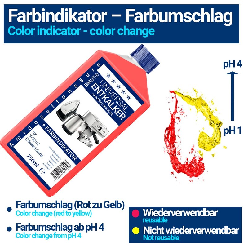 6 x 750 ml Descaler Universal Descaler Concentrate, as for