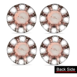 G-PLUS Wheel Center Caps Chrome 4PCS Compatible with GMC Sierra 2500HD 3500HD 2015-2020 22909152,Silver