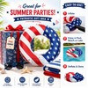 Patriotic Inflatable Swim Ring for Pool & Beach – 36-Inch