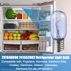 297048600 241552802 Refrigerator Light Bulb Replacement for Frigidaire Whirlpool KitchenAid