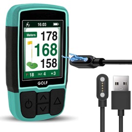 Compatible with Canmore Golf GPS Charger, Lamshaw Magnetic Replacement Charger Compatible with Canmore Golf GPS H300/TW402/TW410/TW411/HG200/ HG200 Plus Watch (Black+White)