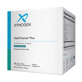 XYMOGEN OptiCleanse Plus - Vegan Protein Shake with Vitamins, Minerals & Amino Acids to Support Detox - Energy, Liver Detox + Healthy Hormone Metabolism Support - Vanilla Delight (10 Packets)