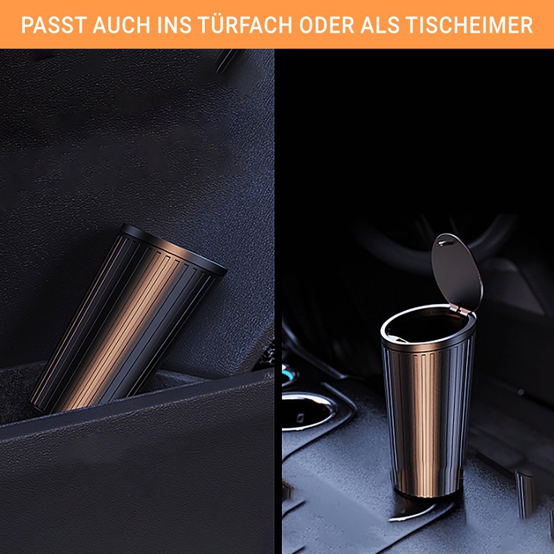 Vicera Car Bin - Practical Mini Rubbish Bin, Car Bin