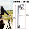 WEEROCK Bike Stem 22.2mm Aluminium Alloy Gooseneck Shape Bicycle Stem,