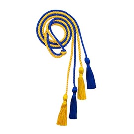 QHQCMIO National Honor Society Polyester Honor Cords for Graduation - Royal Blue and Gold