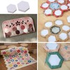 200 Pieces Hexagonal Paper Patchwork Templates 26mm/36mm Paper Sheet Templates
