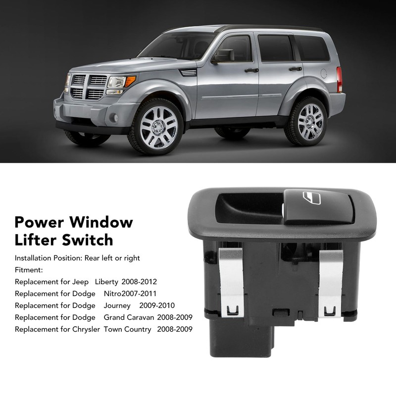 Power Window Switch 4602531AF Rear Door Window Switch Replacement for