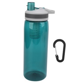 770ml Portable Filtered Water Bottle Outdoor Water Purifier for Camping Hiking EmergencyGreen