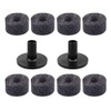 1 Set Drum Stand Sleeves Pads, 8 Pcs Cymbal Felts