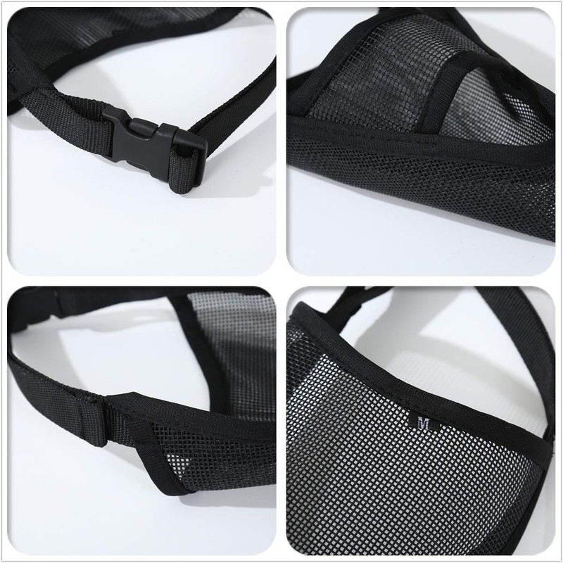 CILKUS Nylon Dog Muzzle Air Mesh Breathable for Small Medium