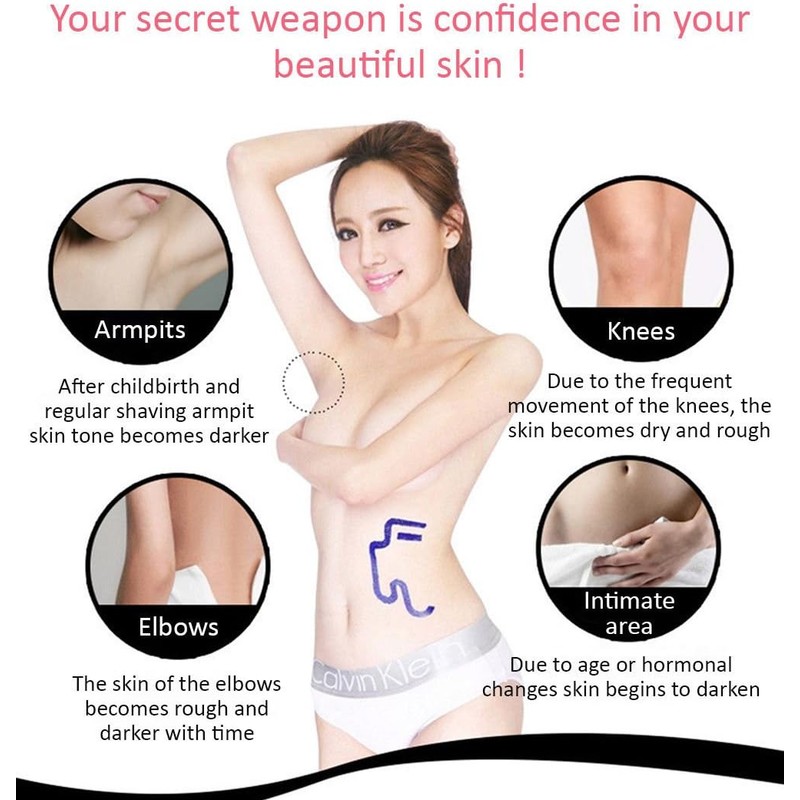 AICHUN BEAUTY Jabón Blanqueador De Axilas, Rodillas y Zonas Íntimas